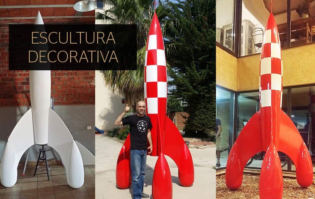 Empresa de escultura y decorados en porex en Barcelona y España Drastic Works